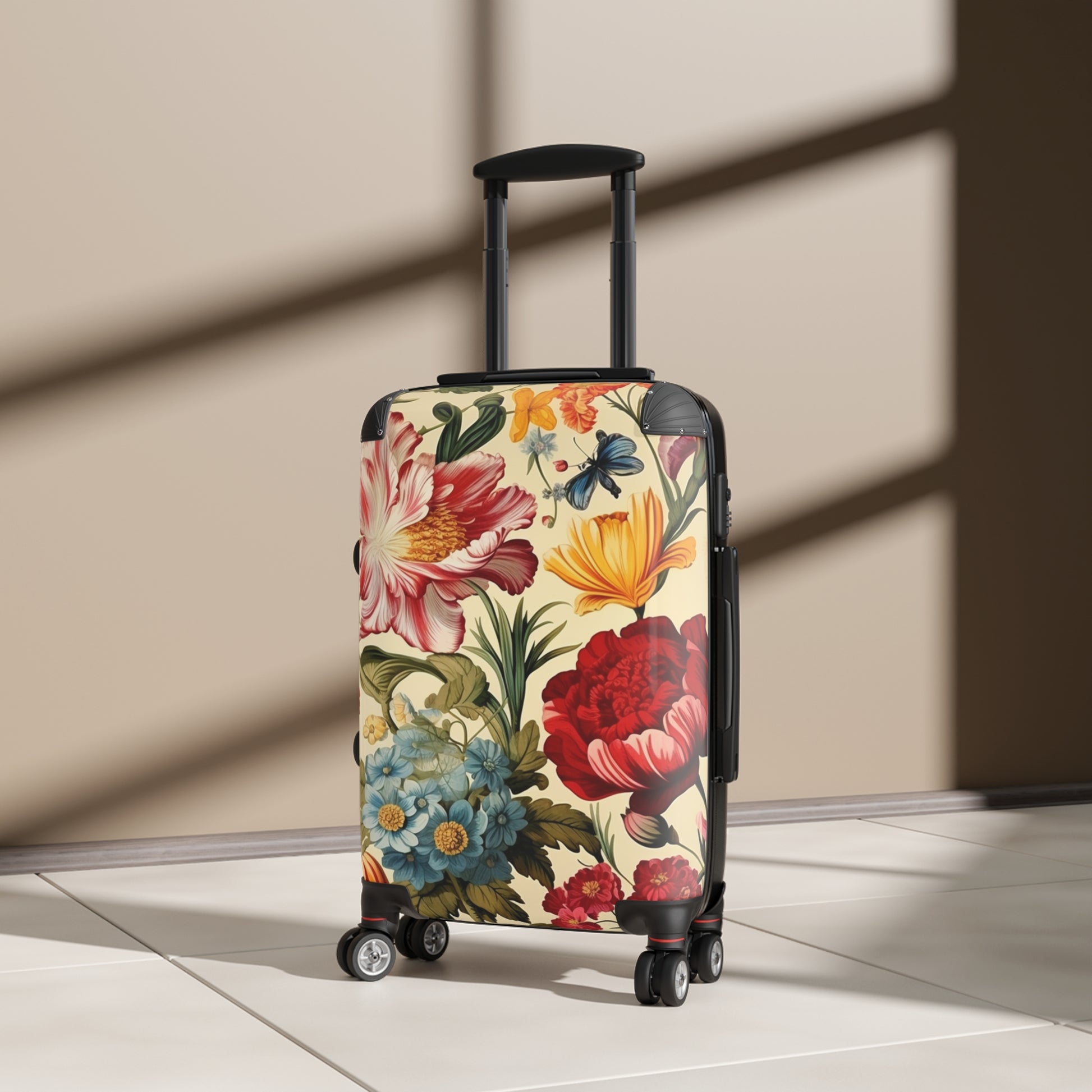 classic floral travel case, 100 vintage floral prints