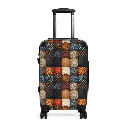 Wildlife-Inspired Animal Skin Print Suitcase-Fashionable