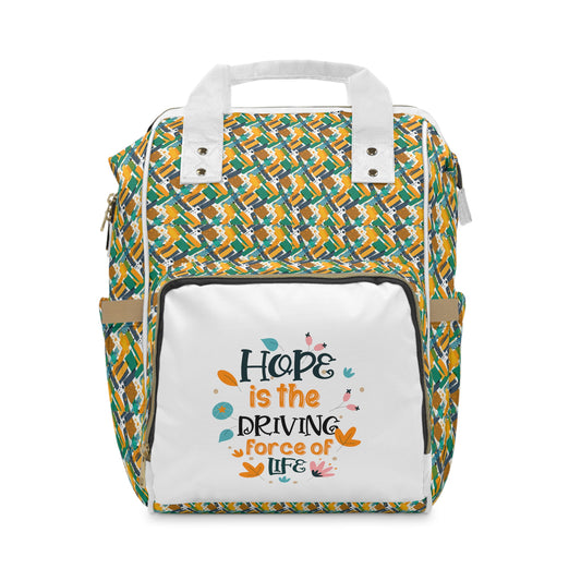 Niccie Hope is the force of life, Backpack