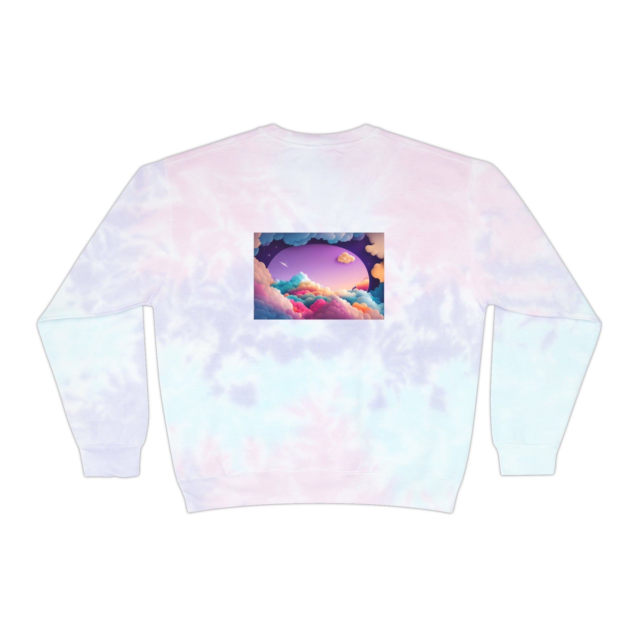 Unique Tie-Dye Crewneck, Unisex, Stand Out from the Crowd