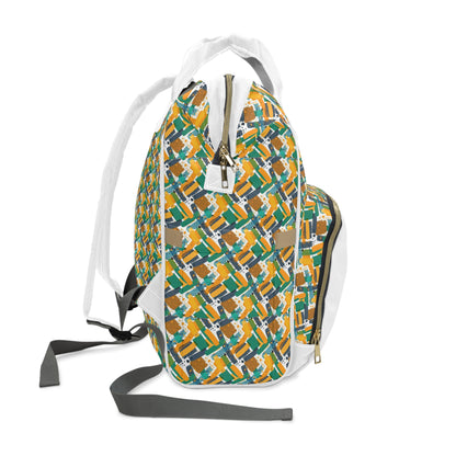 Diaper Backpack, Stylish Diaper Bag, Modern Mom Backpack, Spacious Baby Bag