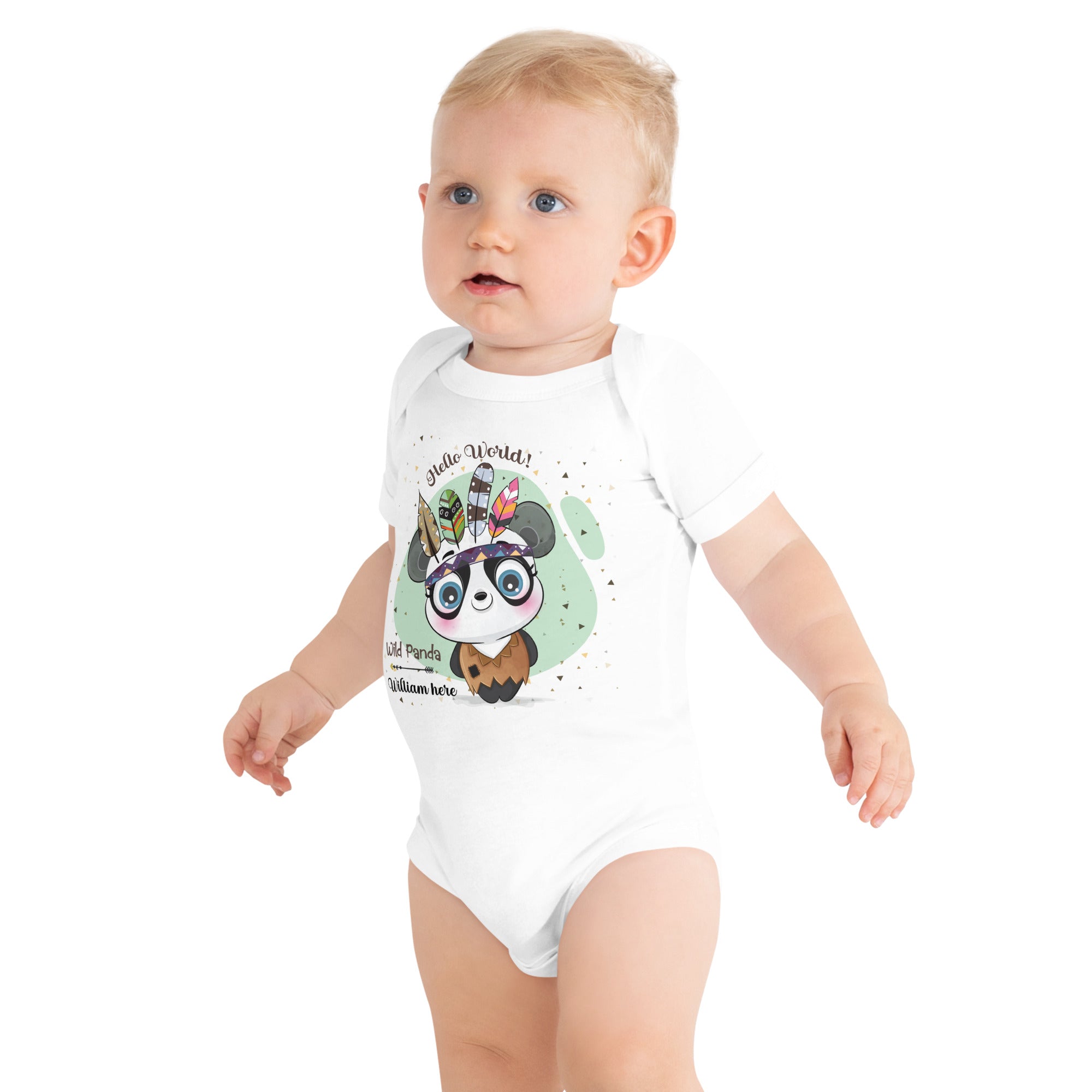  Pregnancy Announcement, Organic cotton baby bodysuit, 