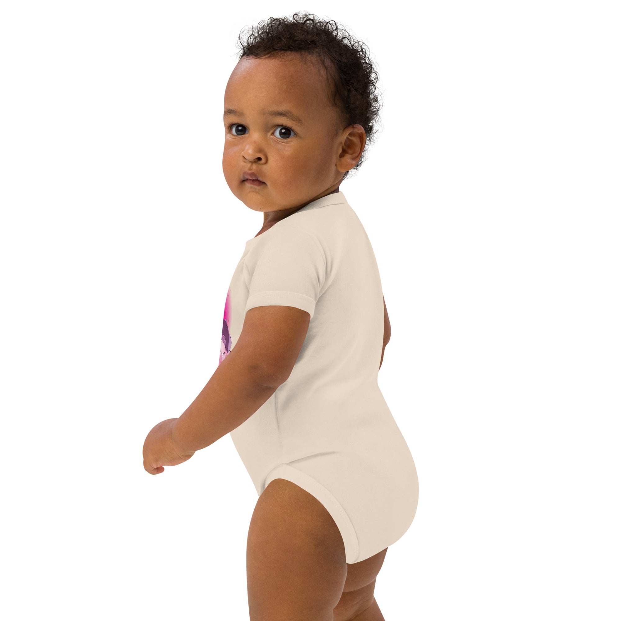 New Baby, Pregnancy Announcement, Organic cotton baby bodysuit
