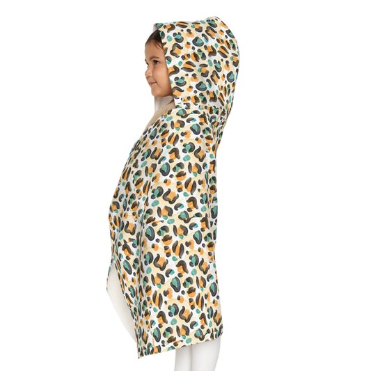 Stylish Leopard Skin Pattern Kids Hooded Towel