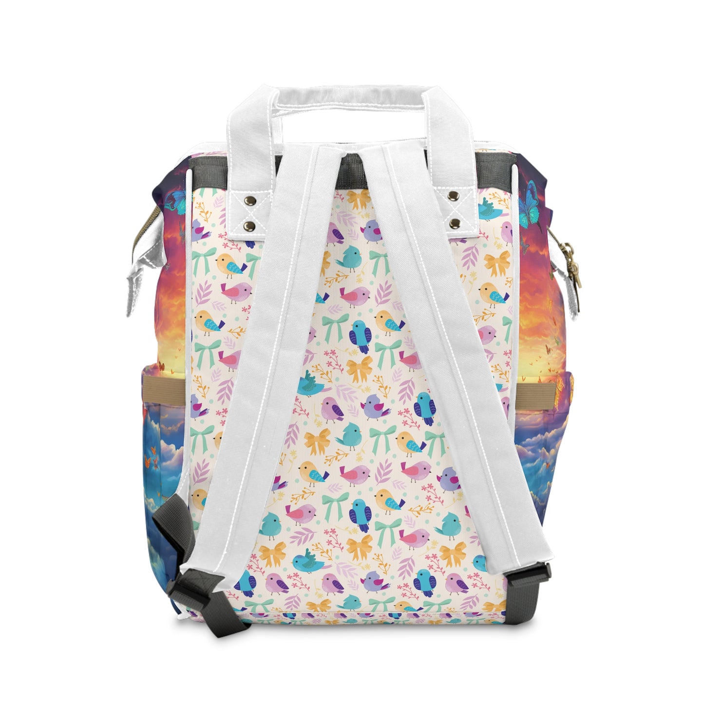 Niccie Butterflies Diaper Backpack: Multifunctional Marvel