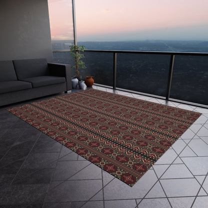 Niccie's Arabic Pattern Outdoor Rug - Durable and Stylish Design