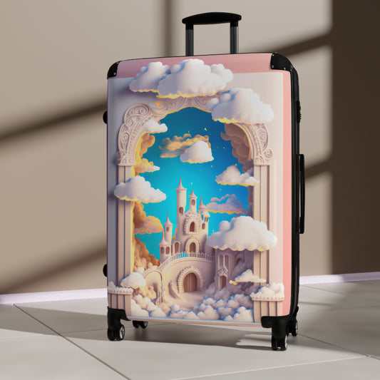 Magical 3D Disney Palace Suitcase Fantasy Travel Gear
