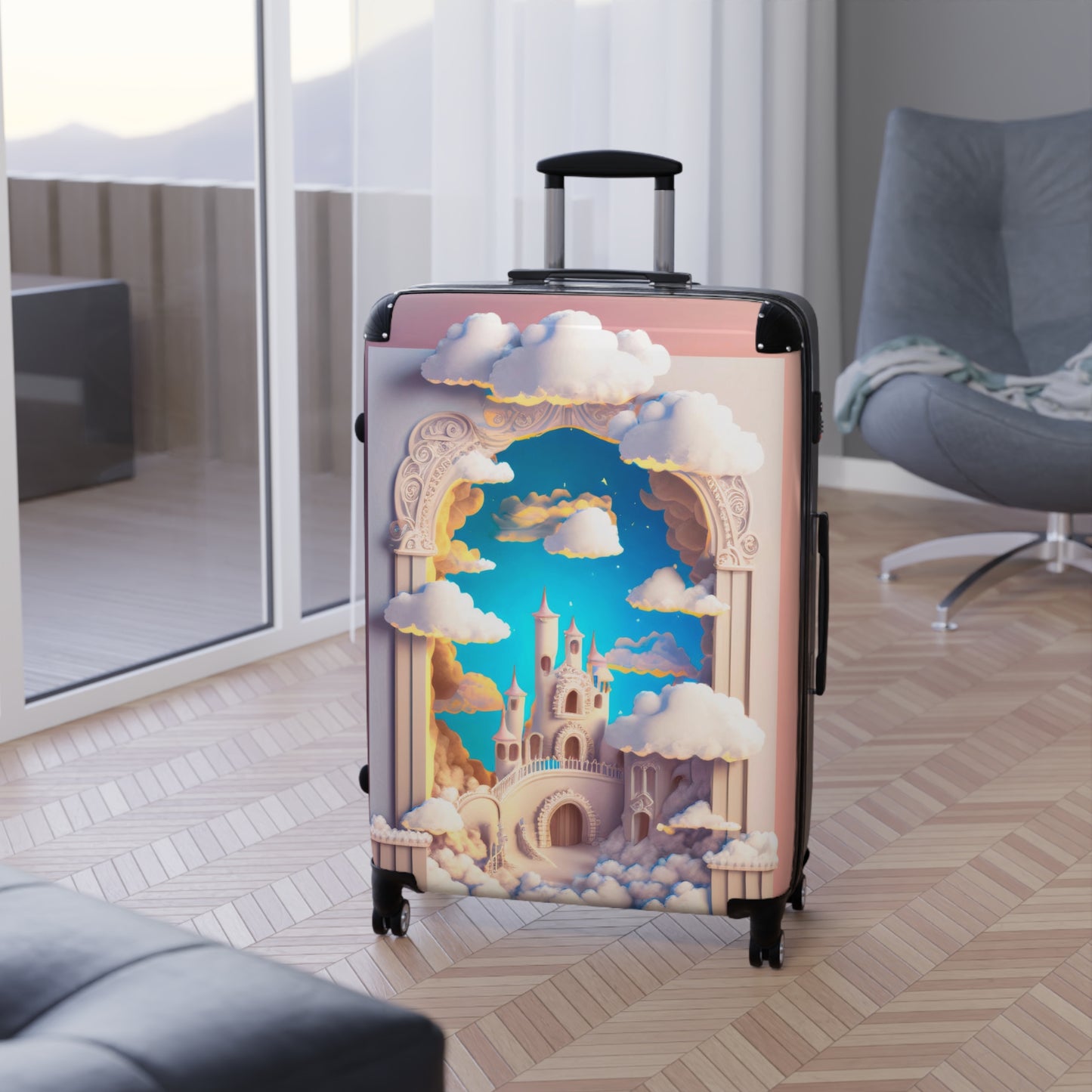 Niccie Magical 3D Disney Palace Suitcase Fantasy Travel Gear
