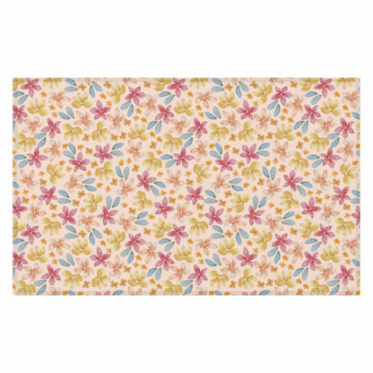 Niccie's Floral Pattern Picnic Rug: Durable Outdoor Mat & Picnic Blanket