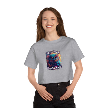 Niccie Wise Mind Creative Spirit Women's Heritage Cropped T-Shirt