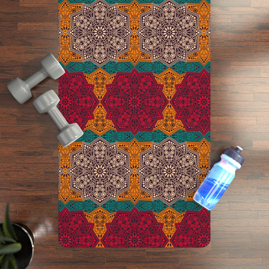 Niccie's Mandala Pattern Rubber Yoga Mat Edition for Enhanced Practice