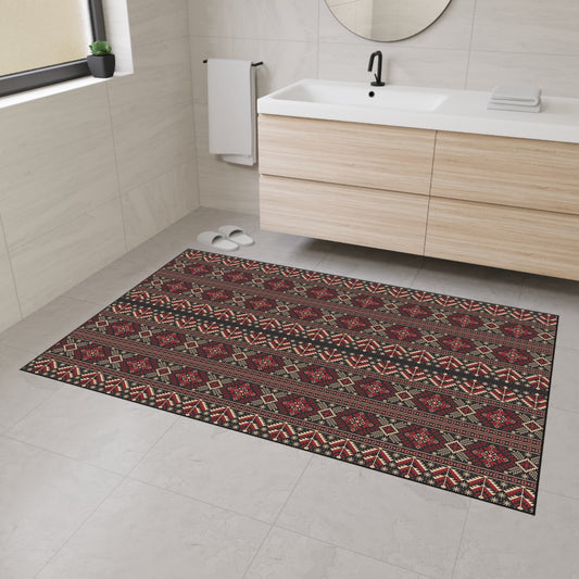 Niccie's Arabic Pattern Heavy Duty Floor Mat - Durable, Stylish, and Functional