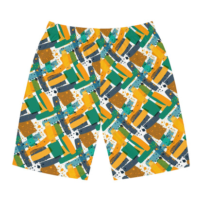 Niccie's Men's AOP Board Shorts - Stylish Sports Pattern for Active Comfort