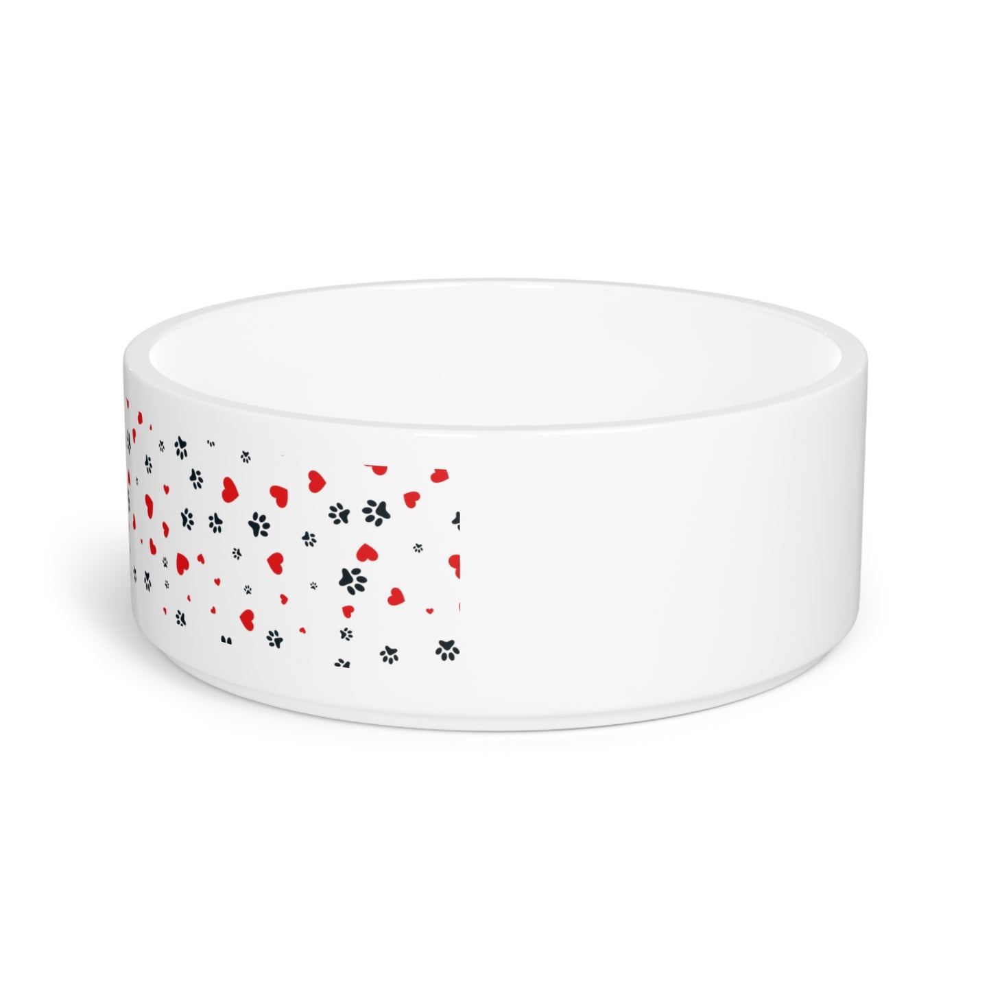 Niccie's Paws and Hearts Pet Bowl: Stylish, Durable, and Functional