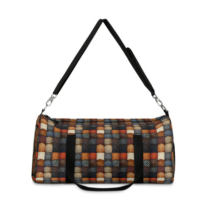Niccie's Duffel Bag with Exquisite Animal Skin & Mandala Pattern