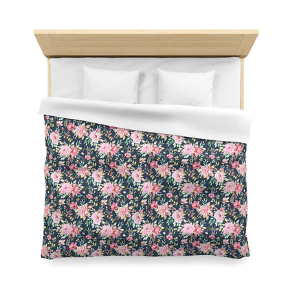 Niccie's Microfiber Floral Pattern Duvet Cover Bedding