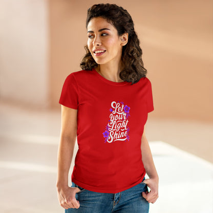 Niccie Radiate Brilliance with Our Women Midweight Cotton Tee