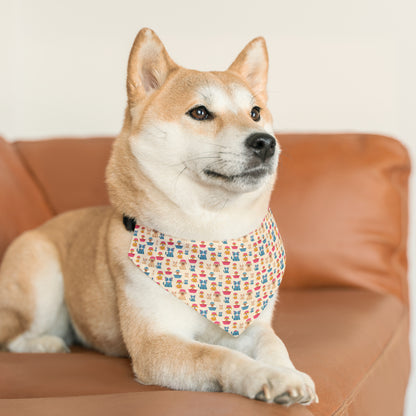 Niccie Dog Bandana Collar for Adorable Pets Cute Dog Patterns