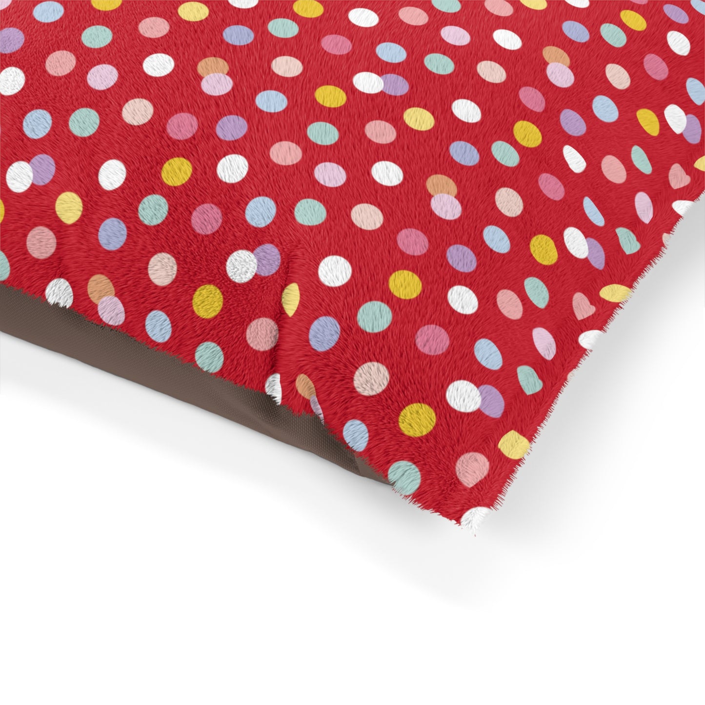 Niccie's Dotted Pattern Pet Bed - Comfy & Stylish for Cats & Dogs